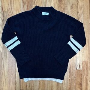 La Ligne Collegiate Sweater XS navy and cream